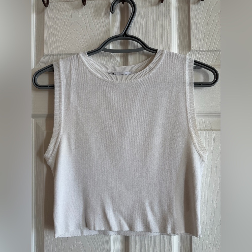 Zara Polyamide Crop Top- Size Large